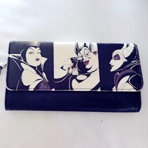 Disney Villains Black and Purple Wristlet